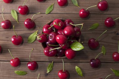 rustik ahşap doğal kiraz