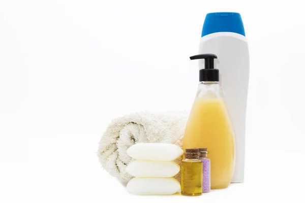 Sabonetes Hidratantes Creme Produtos Limpeza Cuidados Com Corpo — Fotografia de Stock