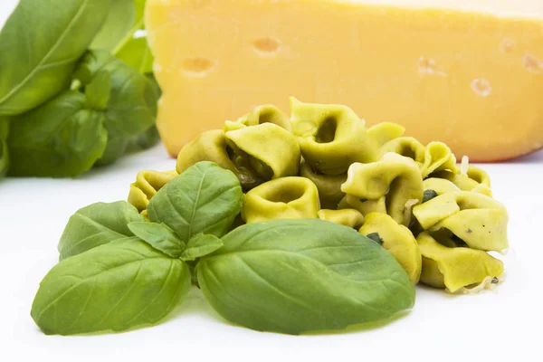 Tortellini Těstoviny Připravené Dietní Těstoviny Středomořské Jídlo — Stock fotografie