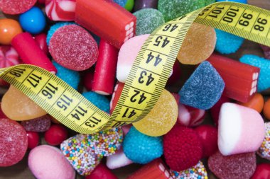 şeker ve şekerleme mezura, diyet kavramı ile