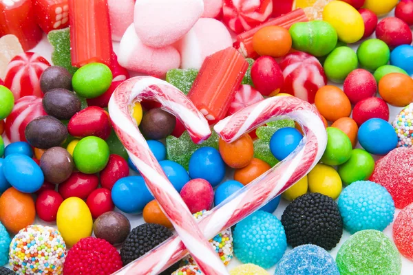 Abstract Background Varied Sweets Colors — Stock Photo, Image