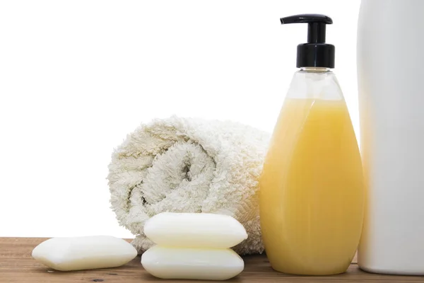 Hidratente Soaps Cream Cleaning Products Body Care — Stock Photo, Image