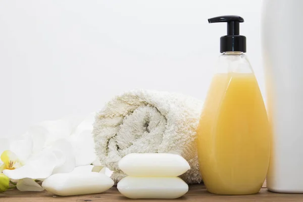 Hidratente Soaps Cream Cleaning Products Body Care — Stock Photo, Image