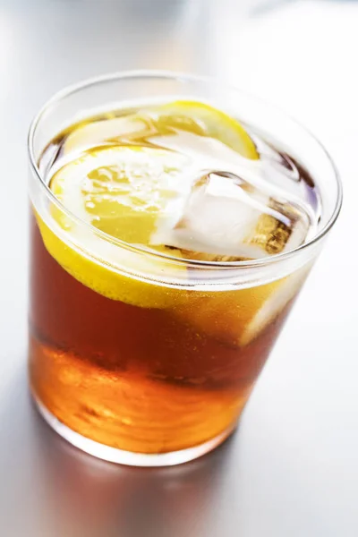 Cup Soda Vermouth Glass — Stock Photo, Image