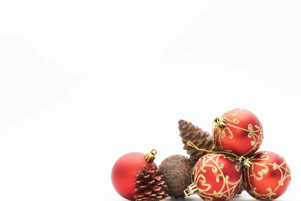 圣诞球和装饰品 — 图库照片