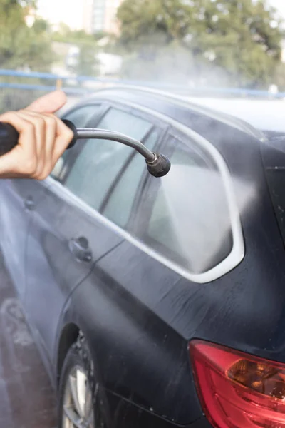 Lavandería Lavado Mantenimiento Coches — Foto de Stock