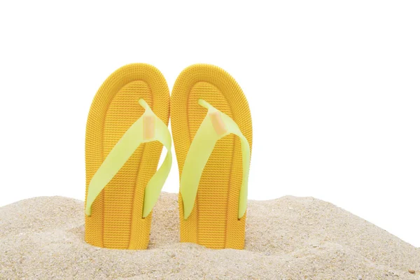 Sandály Koncepci Beach Dovolená Letní — Stock fotografie