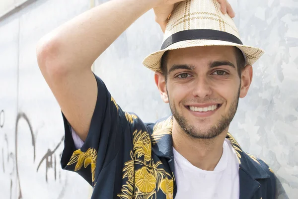 Retrato Jovem Sorrindo — Fotografia de Stock