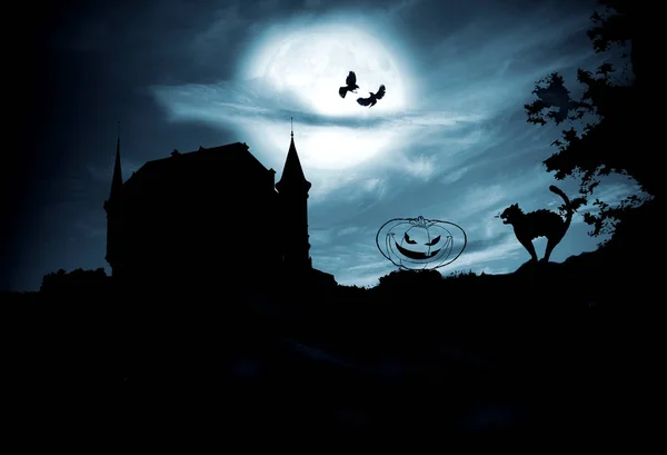 Предыстория Концепция Хэллоуина — стоковое фото