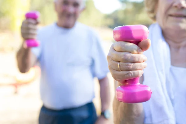 older people doing sport, active retirement