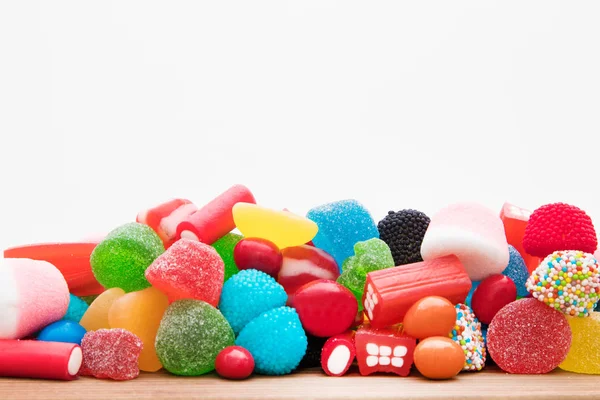 Candy Colored Candies Stacked — Stock Photo, Image