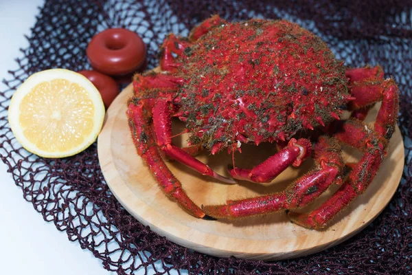 Cangrejo Gallego Del Estuario Mariscos Frescos Silvestres —  Fotos de Stock