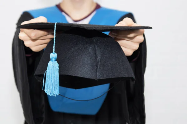 Young Isolated Graduation Suit — Stock Photo, Image
