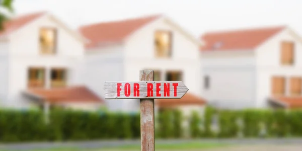 House Sign Rent — Stock Photo, Image