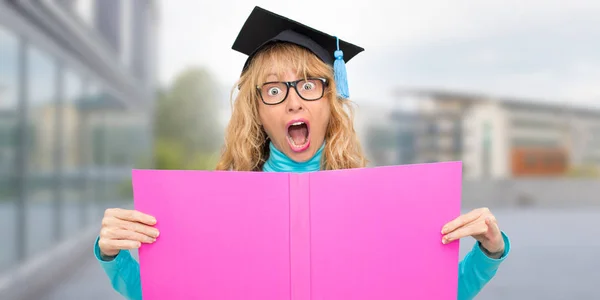 Estudiante Universidad Aire Libre — Foto de Stock