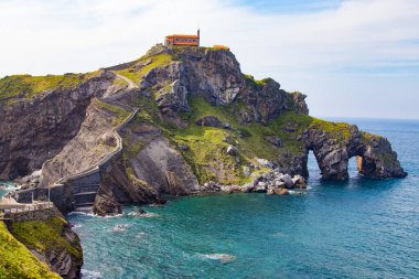 Gaztelugatxe manzarası, Bask ülkesi, İspanya
