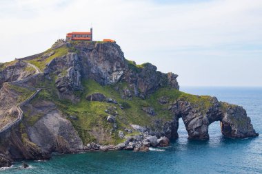Gaztelugatxe manzarası, Bask ülkesi, İspanya