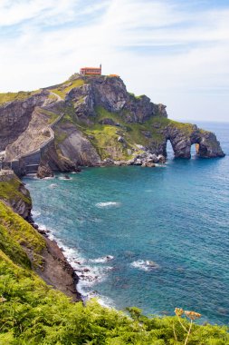 Gaztelugatxe manzarası, Bask ülkesi, İspanya