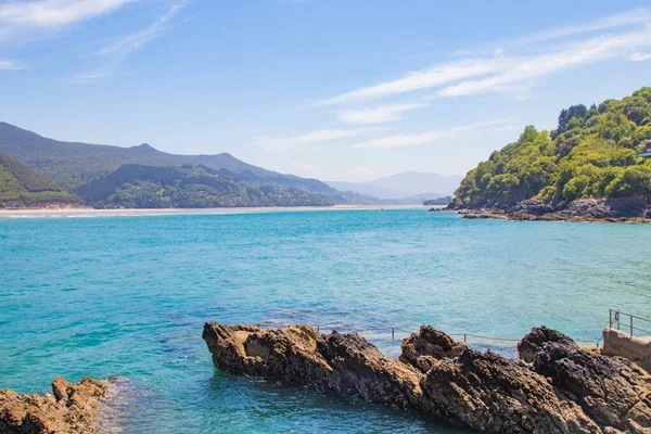 Ландшафтное Побережье Mundaka Страна Басков Испания — стоковое фото