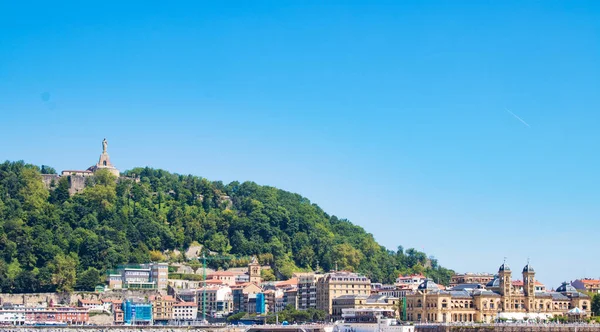 Muschelstrand San Sebastian Guipuzcoa Spanien — Stockfoto