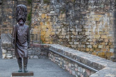 Charles V Castle Fuenterrabia, Guipuzcoa, İspanya