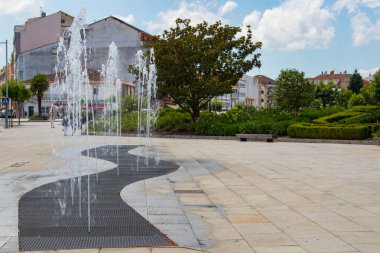 limuzin, lugo, galiçya, İspanya 'da dikey su kaynağı