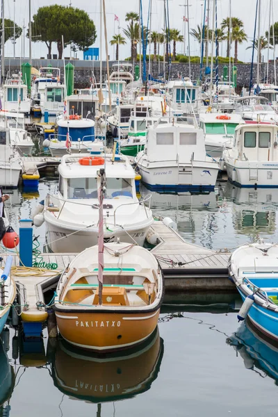 Barche Nel Porto Turistico Paese Basco San Sebastian — Foto Stock