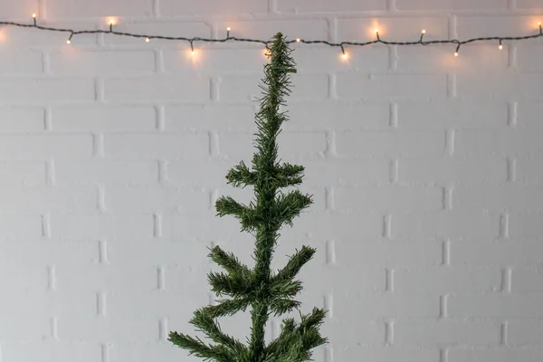 Baldacchino Albero Natale Casa — Foto Stock