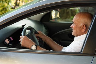 Son sınıf erkek sürücü portresi