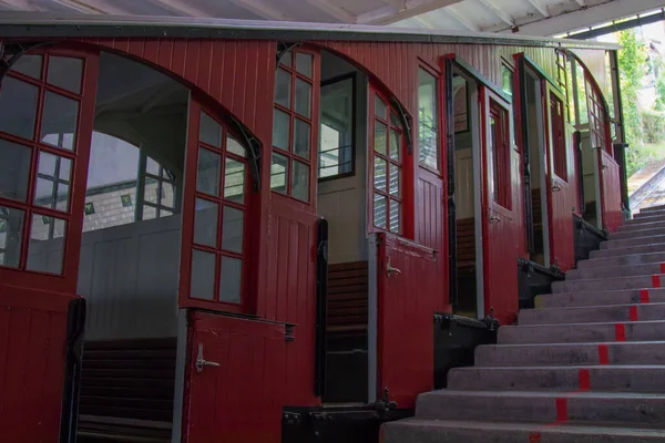 San Sebastin Spain June 2019 Monte Igueldo Station Funicular — Stock Photo, Image