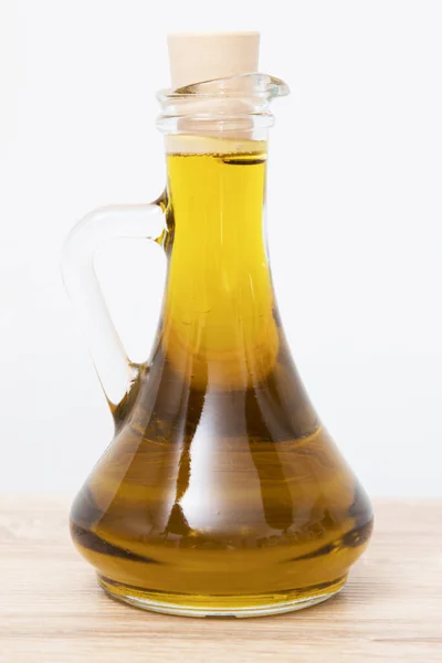 Bottiglia Olio Oliva Isolata — Foto Stock