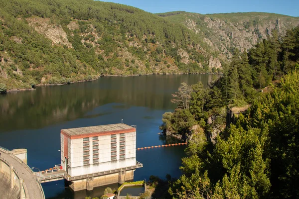 San Esteban Reservoir Sil Ribeira Sacra Canyon Orense Galicien Spanien — Stockfoto