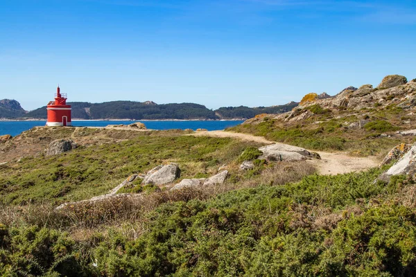 Landschap Van Cabo Huis Pontevedra Toeristische Bestemming — Stockfoto