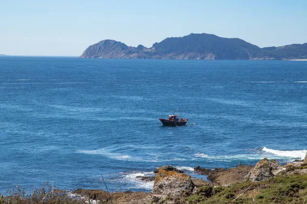 Landschap Van Cabo Huis Pontevedra Toeristische Bestemming — Stockfoto