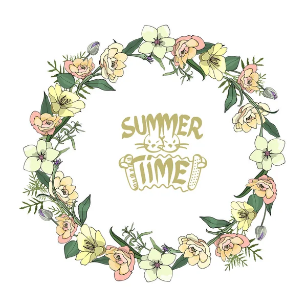 Vektör Bahçe çiçek.