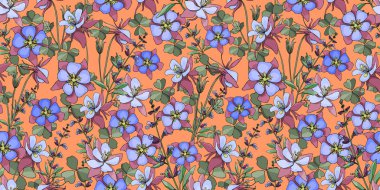 Sanat çiçek desenli