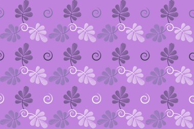 Vektör çiçeksiz desen.