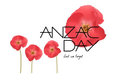 Anzac day vector illustration. clipart