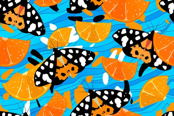 Vector summer seamless pattern. 