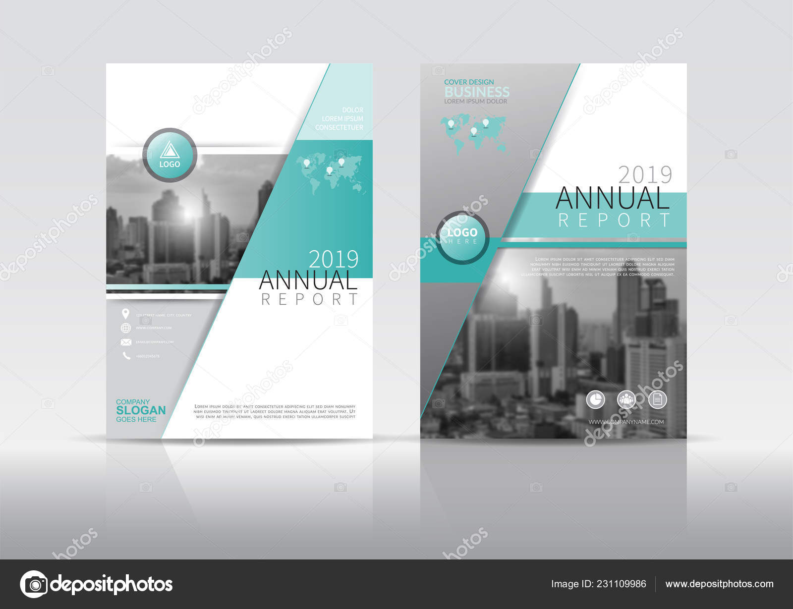 Cover Design Template Annual Report Cover Flyer Presentation Inside Report Front Page Template