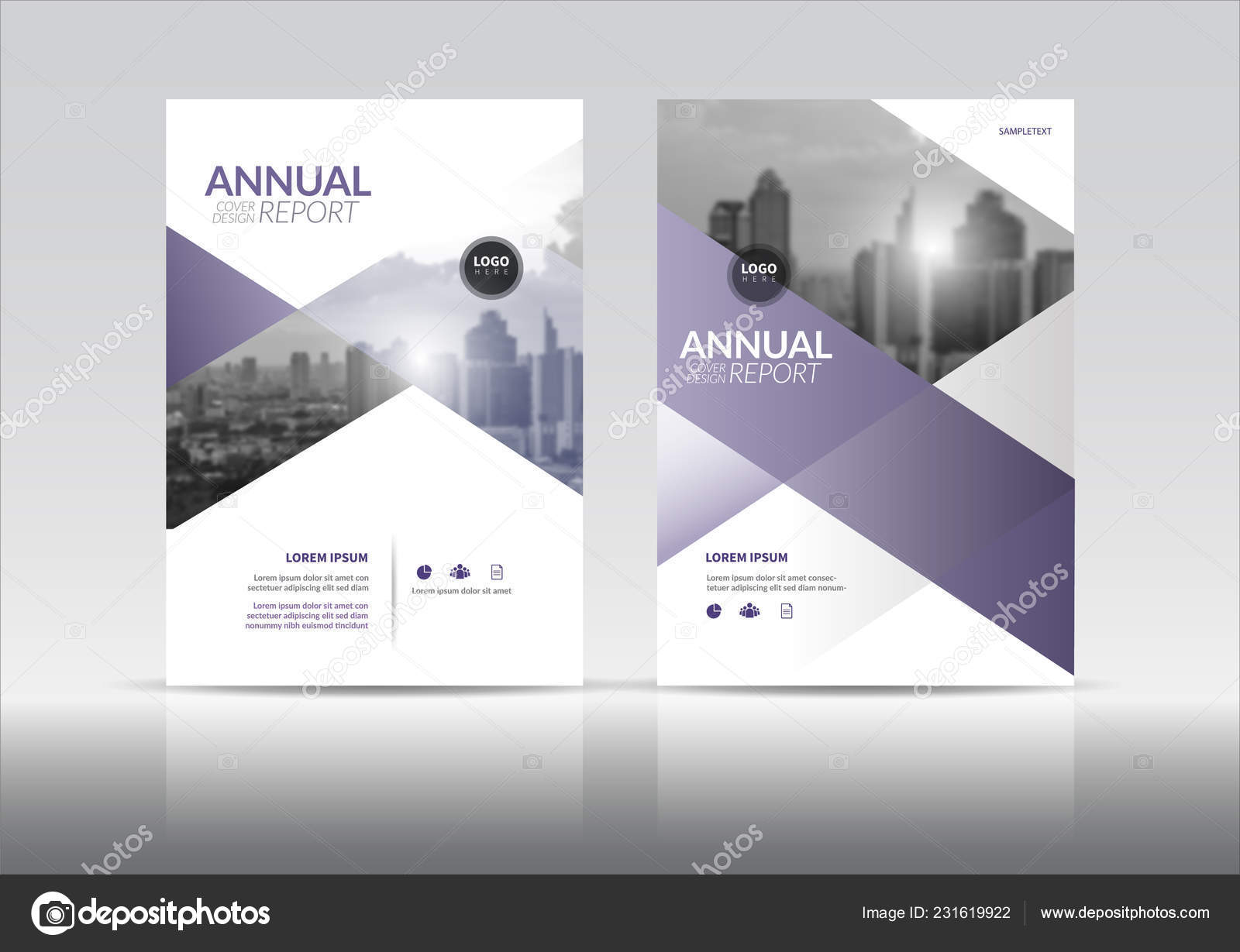 Cover Design Template Annual Report Cover Flyer Presentation Brochure Front  Stock Vector Image by ©zendograph #231619922
