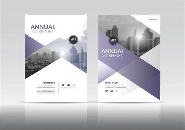 Täcka Årliga Rapporten Omslag Presentation Flyer Formgivningsmall Broschyr Första Sidan — Stock vektor