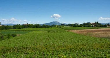 Monte Baldo 'ya güneşli bir günde zaman aşımı