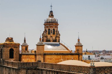 bir eski güzel bina, Sevilla şehir Avrupa mimarisi