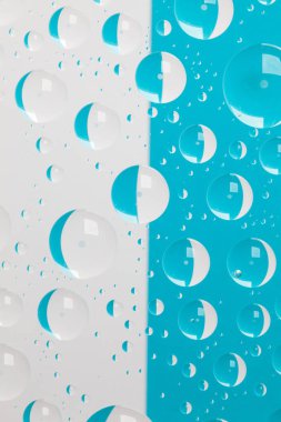 Yağmur damlaları ile arka plan rengi