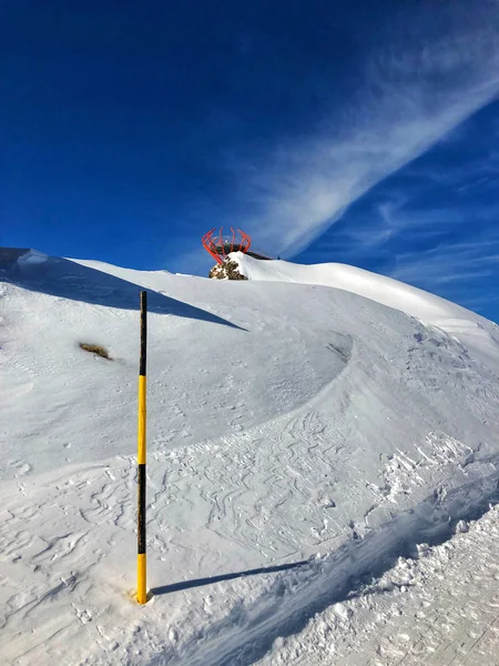 滑雪胜地冬季风光 Hofgastein 奥地利 — 图库照片