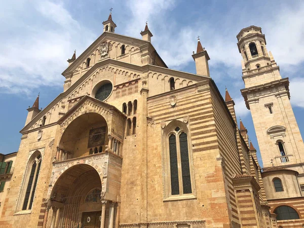 Catedrala Verona Este Catedrală Romano Catolică Din Verona Nordul Italiei — Fotografie, imagine de stoc