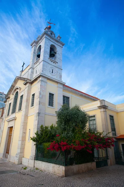 Kilisenin Igreja Das Chagas Lizbon Portekiz Eski Bina Tamamen 1755 — Stok fotoğraf