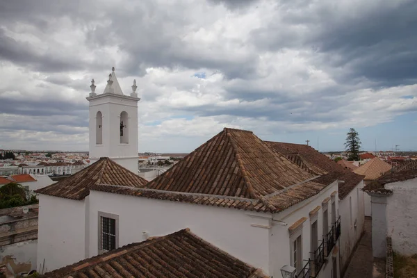 Kilise Igreja Santiago Yenileme Tavira Portekiz Önce Portekizce Güney Atlantik — Stok fotoğraf