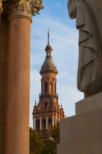 Seville Spain November 2016 View Plaza Espana Complex Built 1929 — Stock Photo, Image